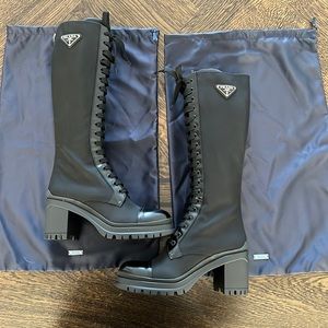 Prada - Tronchetti Nylon - knee lenght boots. Currently sold in stores